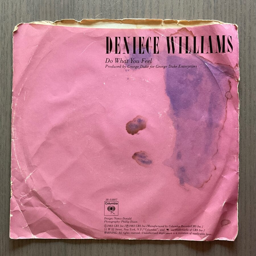 Deniece Williams - Do What You Feel / Love, Peace And Unity **Used 7-Inch** - Image 3
